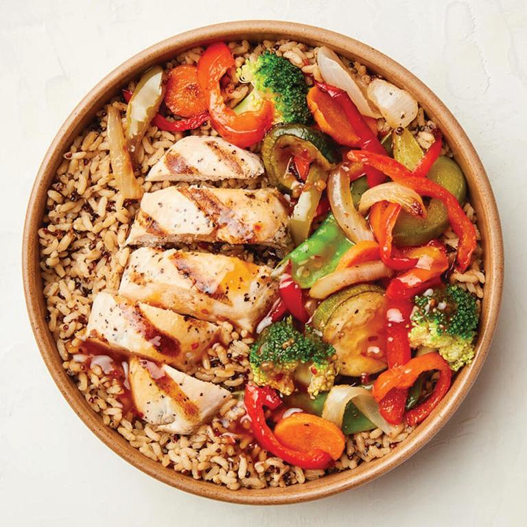 Chicken & Vegetable Rice Bowl