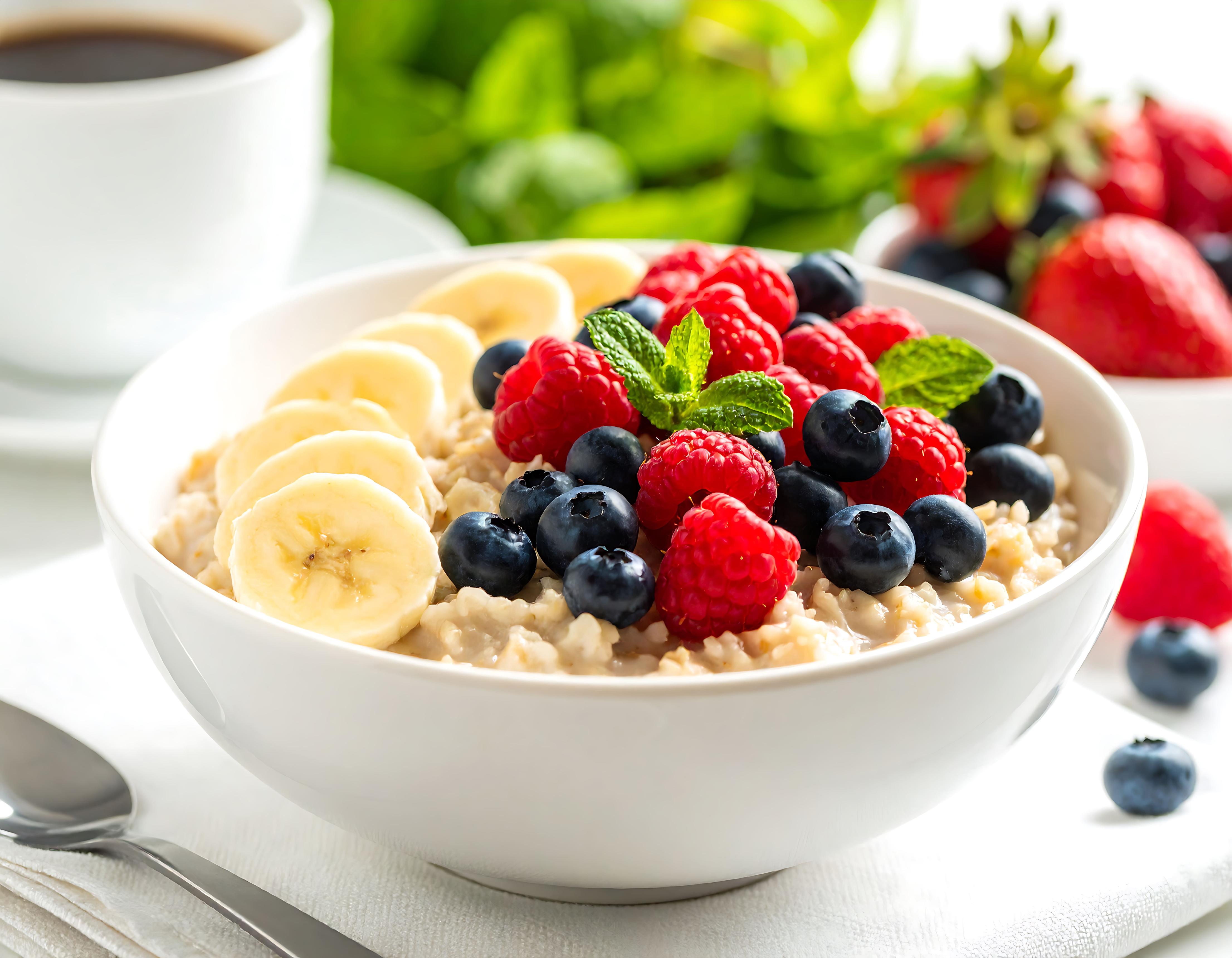 Oatmeal & Fresh Fruits