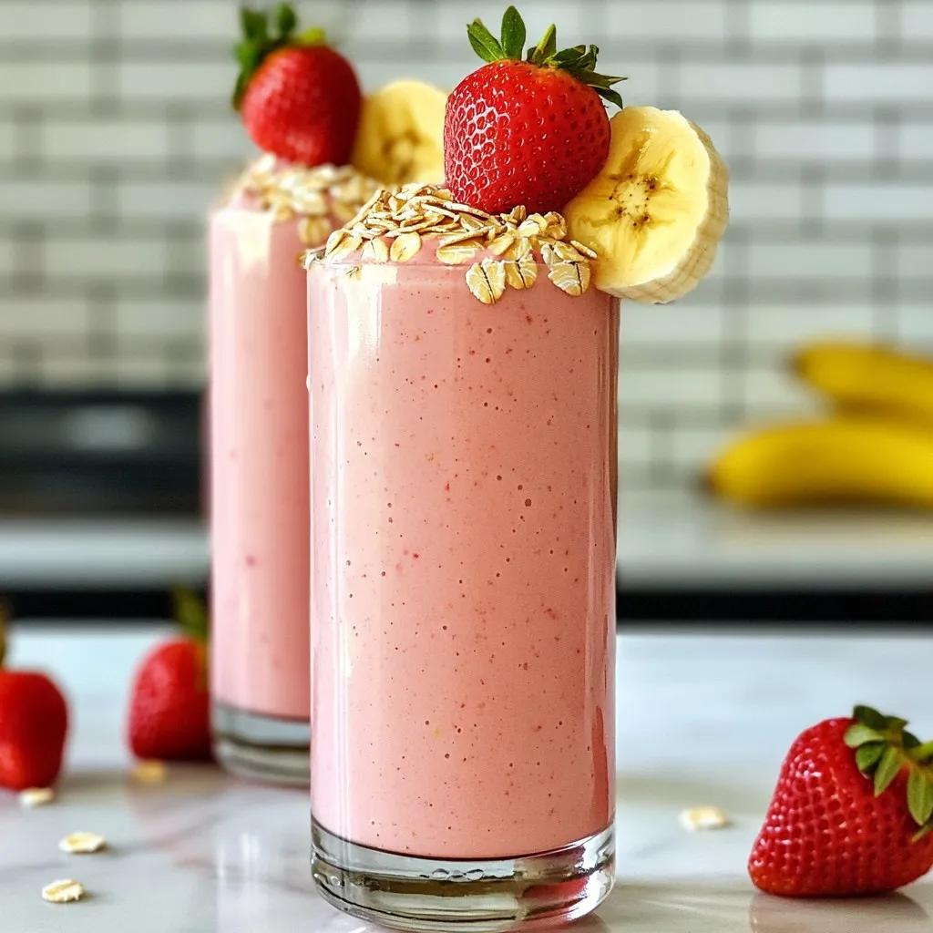 Strawberry Oat Smoothie